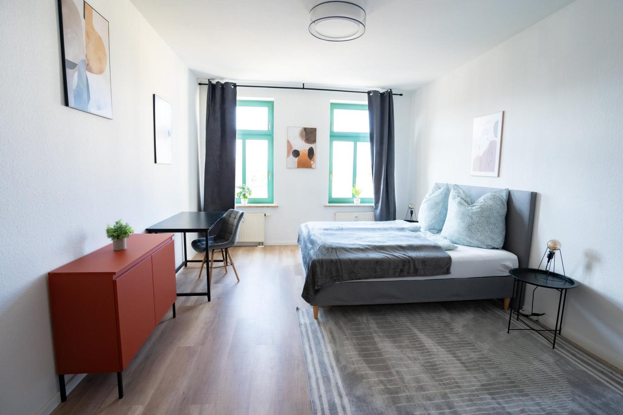 Familienwohnung Am Sonnenberg Хемниц Экстерьер фото